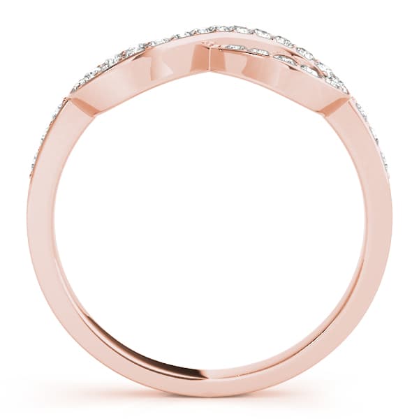 Infinity Fashion Rings (0.4 ct. tw.), Side view in rose gold