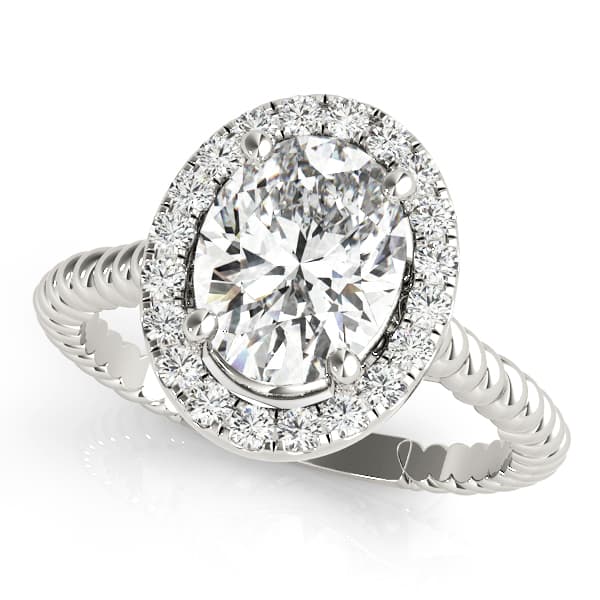 COLOR RINGS OVAL — style 84674 in 10k White Gold