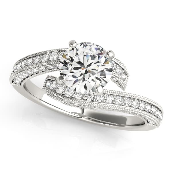 ENGAGEMENT RINGS BYPASS — style 84693 in 10k White Gold