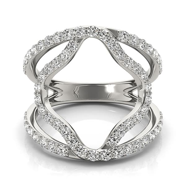 Diamond Fashion Fashion Rings (5/8 ct. tw.), Side view in white gold or platinum