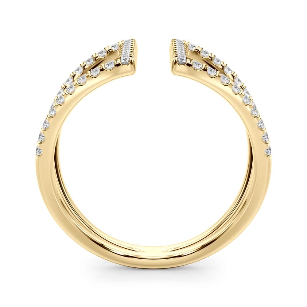Diamond Fashion Fashion Rings (0.54 ct. tw.), Side view in yellow gold