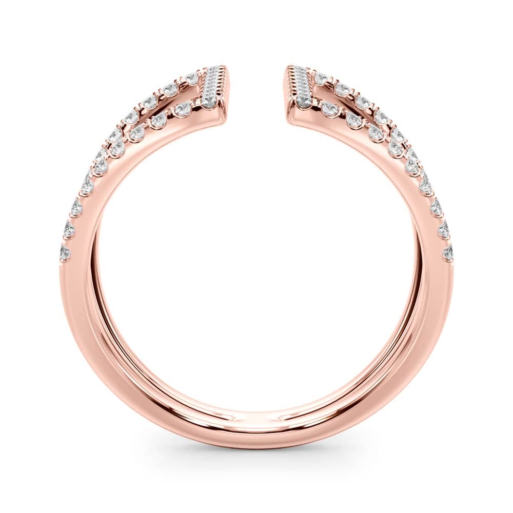 Diamond Fashion Fashion Rings (0.54 ct. tw.), Side view in rose gold