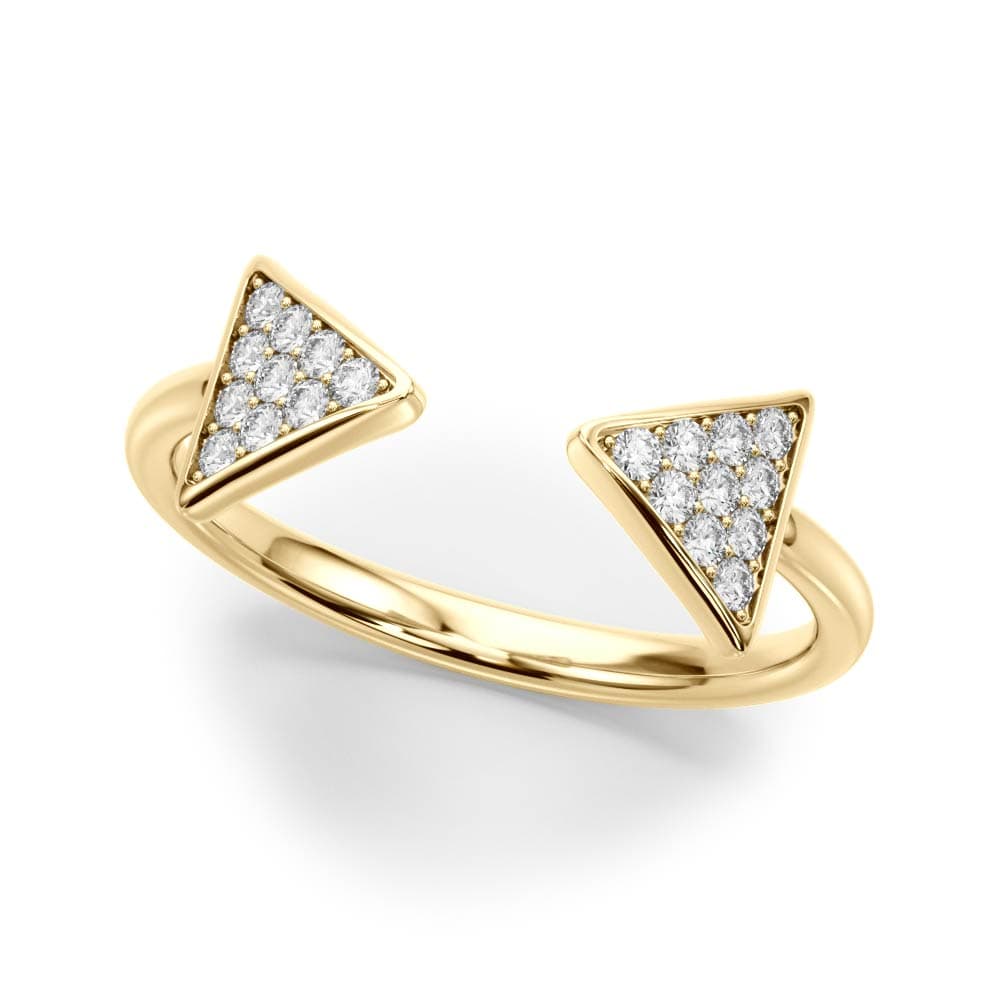 Diamond Fashion Fashion Rings (0.2 ct. tw.), Front view in yellow gold