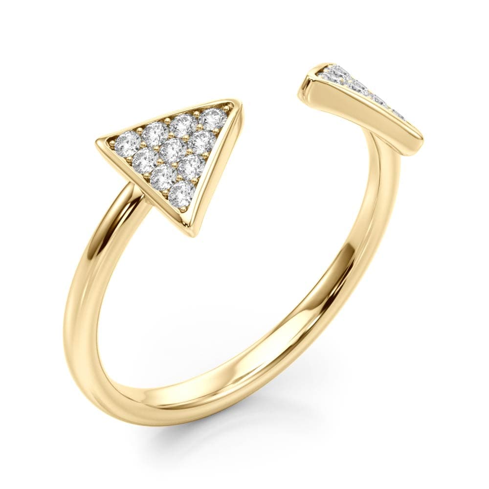 Diamond Fashion Fashion Rings (0.2 ct. tw.), Angle view in yellow gold