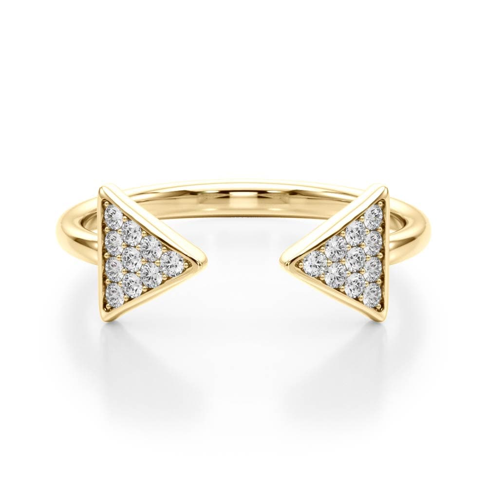 Diamond Fashion Fashion Rings (0.2 ct. tw.), On hand view in yellow gold