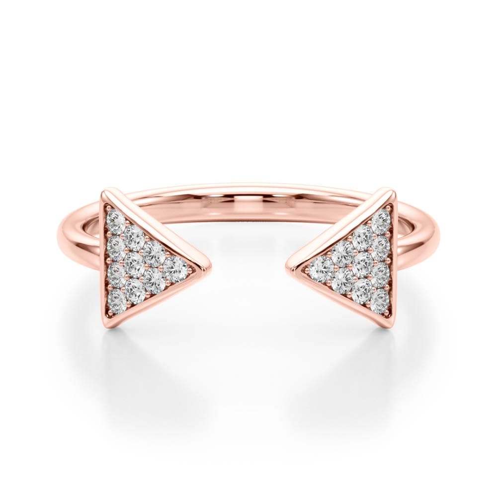 Diamond Fashion Fashion Rings (0.2 ct. tw.), On hand view in rose gold