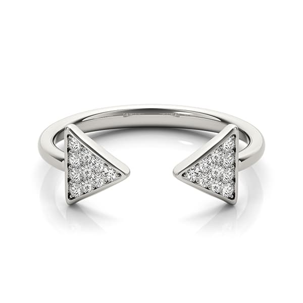 Diamond Fashion Fashion Rings (0.2 ct. tw.), Side view in white gold or platinum