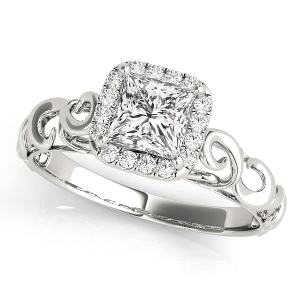 ENGAGEMENT RINGS SOLITAIRES ANY SH — style 84739 in 10k White Gold