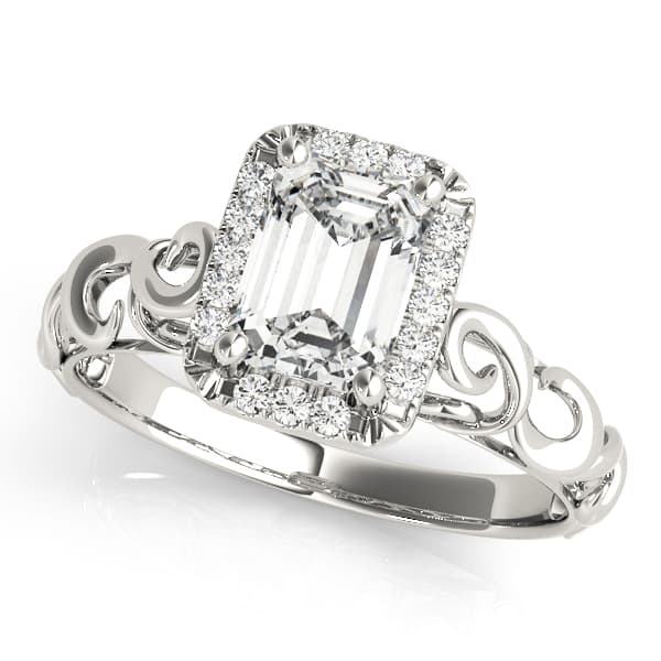 ENGAGEMENT RINGS SOLITAIRES ANY SH — style 84741 in 10k White Gold