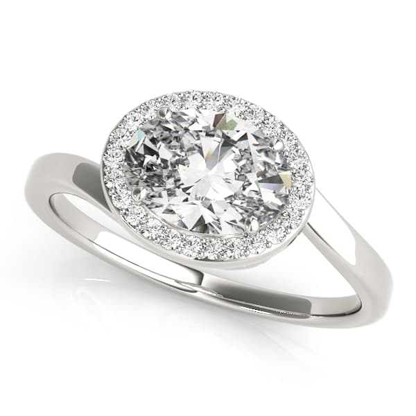 ENGAGEMENT RING — style 84765 in 10k White Gold