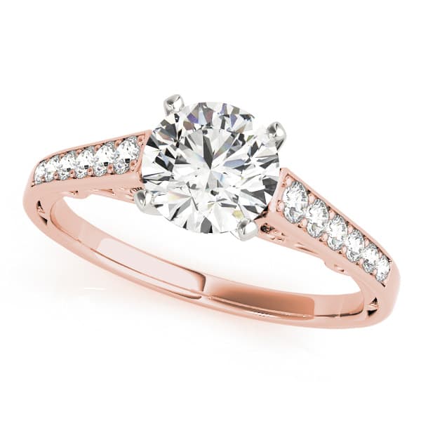 Engagement Ring in Rose gold