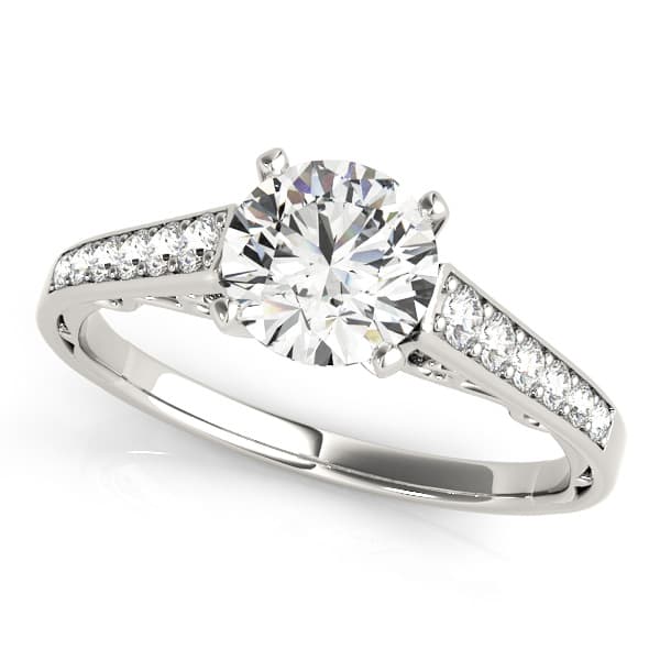 ENGAGEMENT RING — style 84768 in 10k White Gold