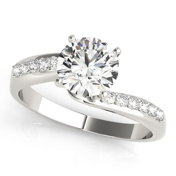 ENGAGEMENT RING — style 84770 in 10k White Gold