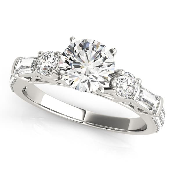 ENGAGEMENT RING — style 84775 in 10k White Gold
