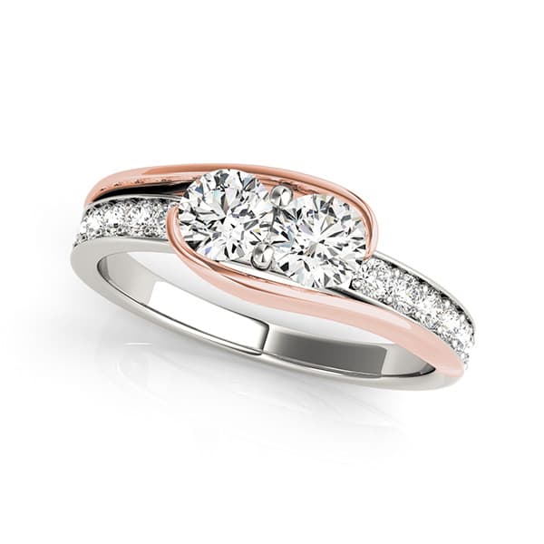 Two Stone Ring — 1/4 CT — View 1