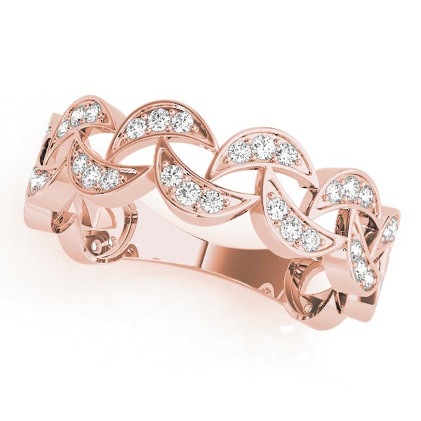 Diamond Fashion Ring (0.27 ct. tw.), Front view in rose gold