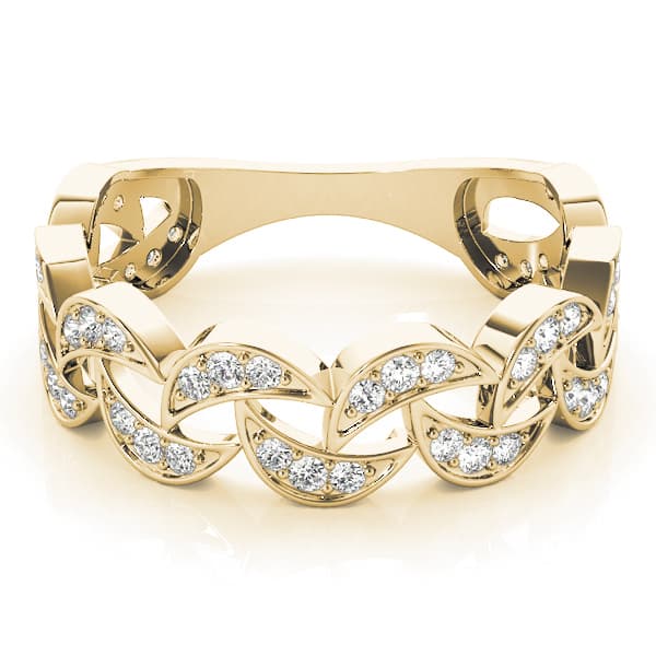 Diamond Fashion Ring (0.27 ct. tw.), On hand view in yellow gold