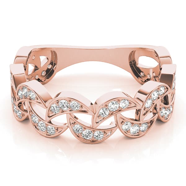 Diamond Fashion Ring (0.27 ct. tw.), On hand view in rose gold