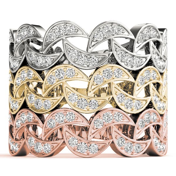 Diamond Fashion Ring (0.27 ct. tw.), Top view in white gold or platinum