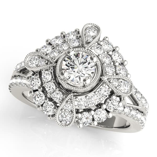 ENGAGEMENT RING — style 84819 in 10k White Gold