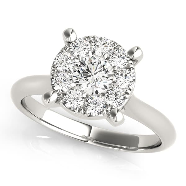 ENGAGEMENT RING — style 84850 in 10k White Gold