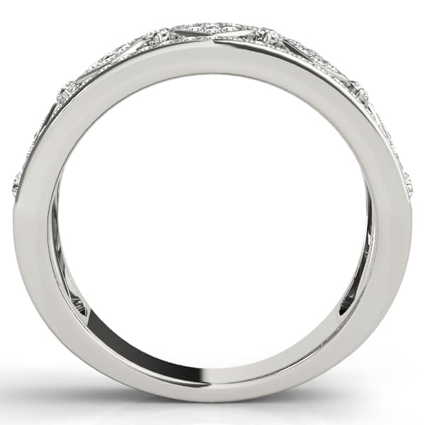 Fashion Band (1/2 ct. tw.), Side view in white gold or platinum