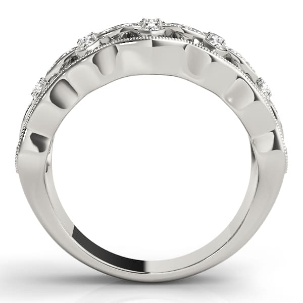 Fashion Band (1/4 ct. tw.), Side view in white gold or platinum