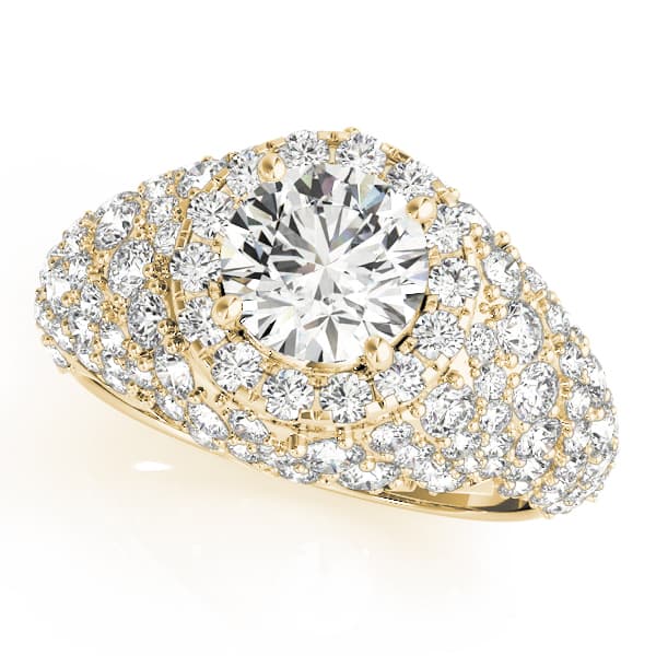 Fashion Band, style 84871, Front view in yellow gold