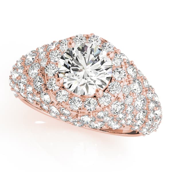 Fashion Band, style 84871, Front view in rose gold