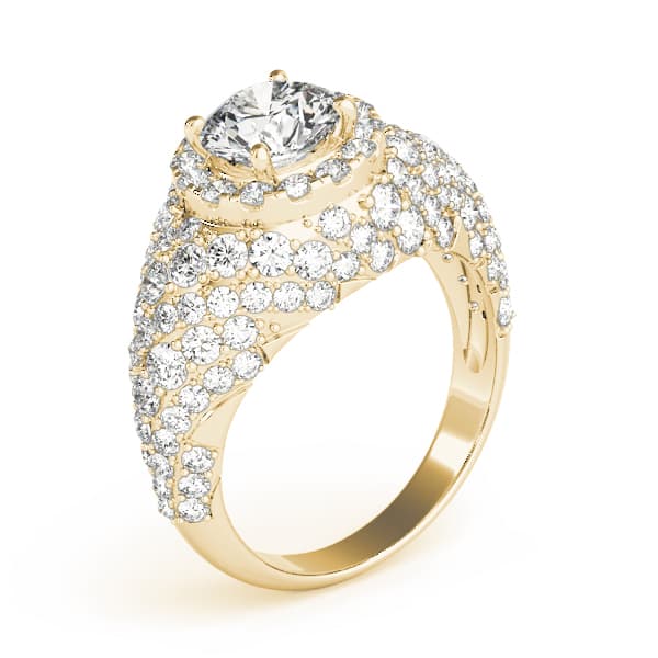 Fashion Band, style 84871, Top view in yellow gold