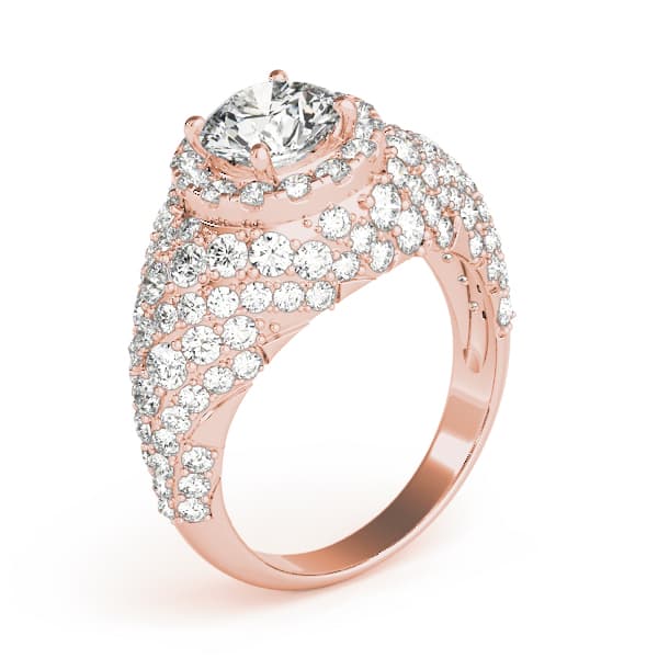Fashion Band, style 84871, Top view in rose gold