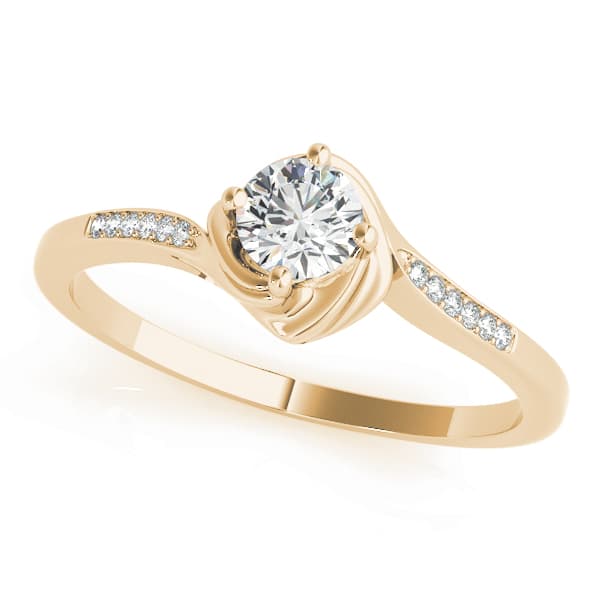 Engagement Ring in Yellow gold