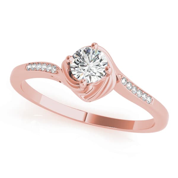 Engagement Ring in Rose gold