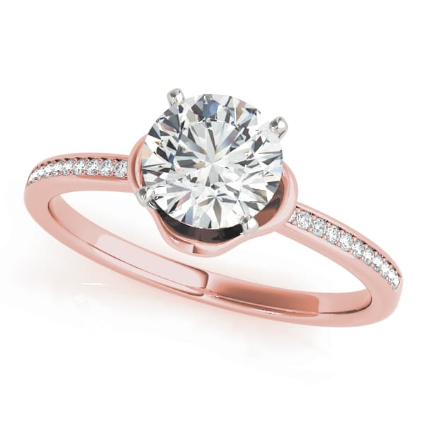 Engagement Ring in Rose gold