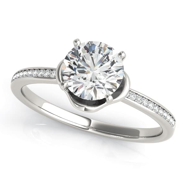 ENGAGEMENT RING — style 84875 in 10k White Gold