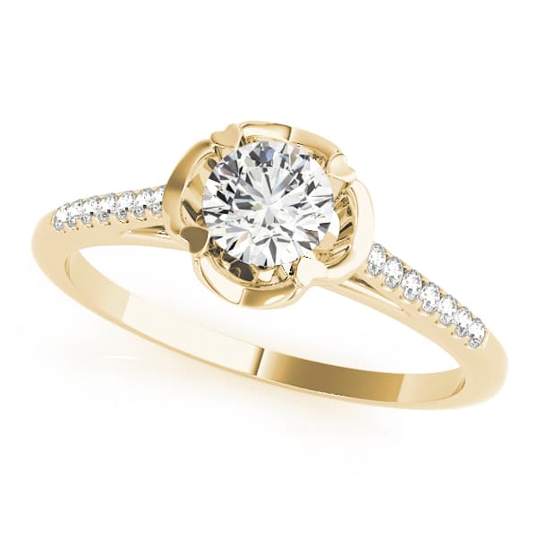 Engagement Ring in Yellow gold