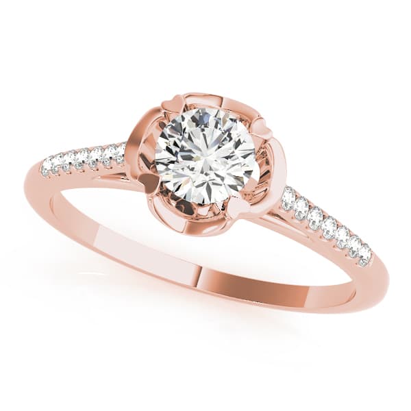 Engagement Ring in Rose gold