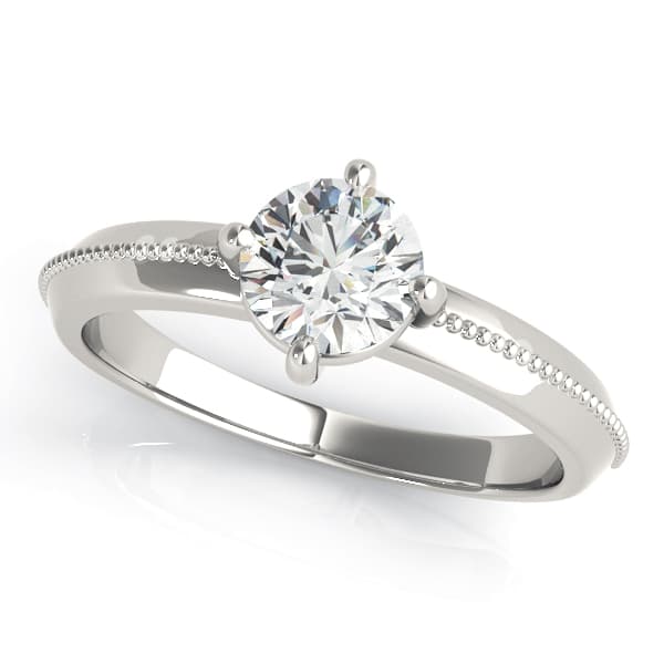ENGAGEMENT RING — style 84887 in 10k White Gold