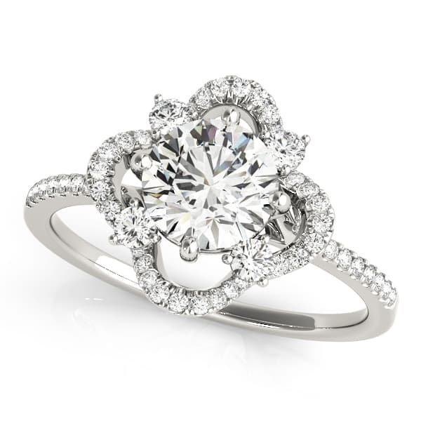 ENGAGEMENT RING — style 84901 in 10k White Gold