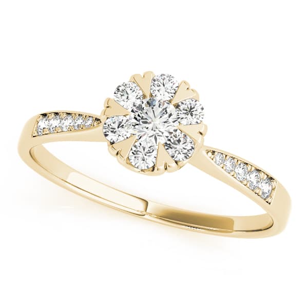 Engagement Ring in Yellow gold