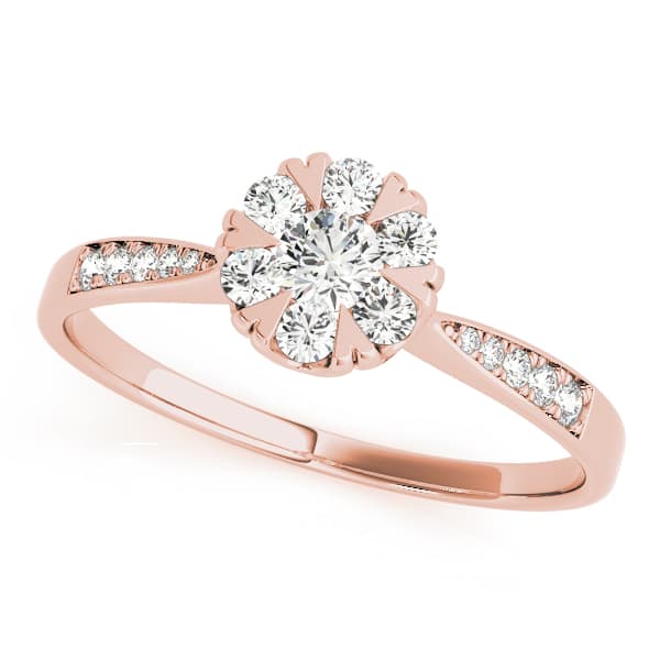 Engagement Ring in Rose gold