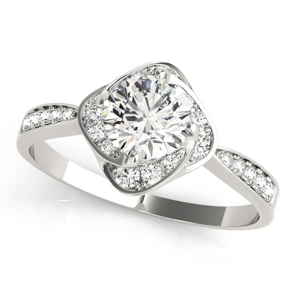 ENGAGEMENT RING — style 84910 in 10k White Gold
