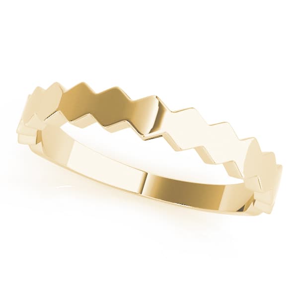 Stackable Fashion Ring, Front view in yellow gold