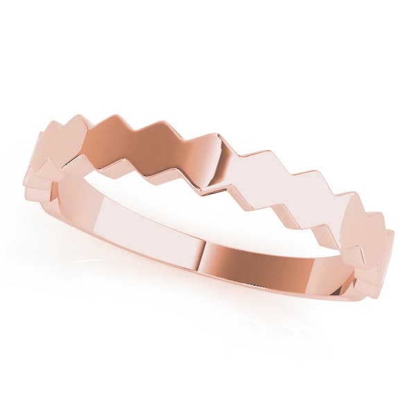 Stackable Fashion Ring, Front view in rose gold
