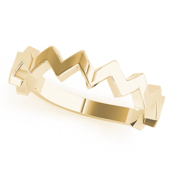 Stackable Fashion Ring, Front view in yellow gold