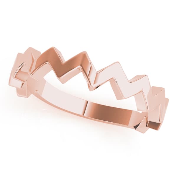 Stackable Fashion Ring, Front view in rose gold