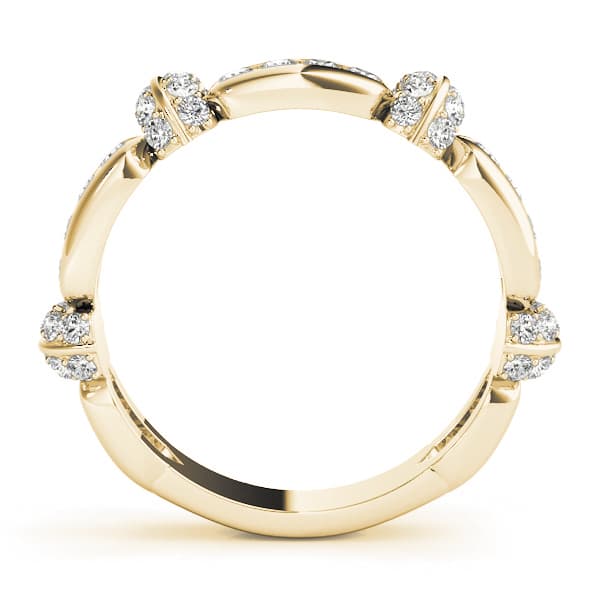 Fashion Band (0.42 ct. tw.), Side view in yellow gold