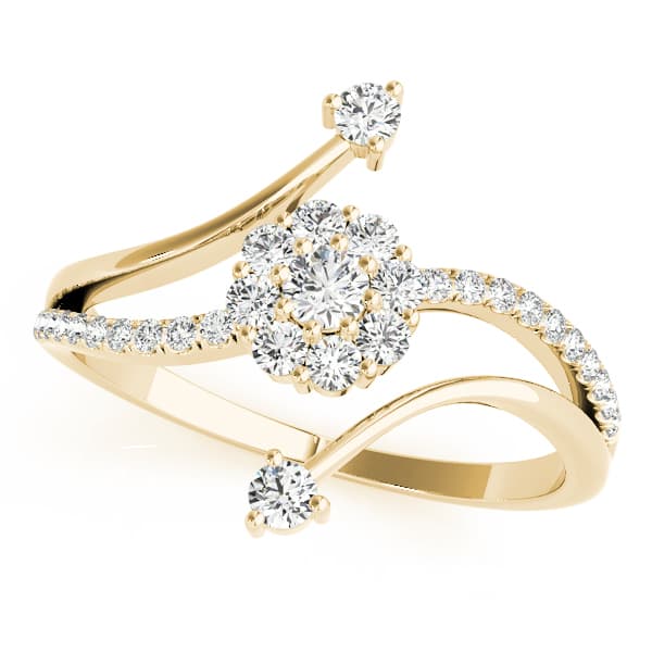 Fashion Band (1/3 ct. tw.), Front view in yellow gold