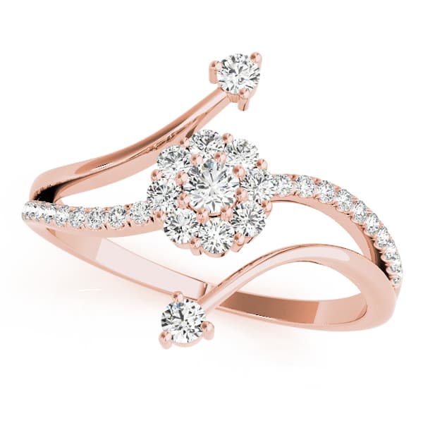 Fashion Band (1/3 ct. tw.), Front view in rose gold