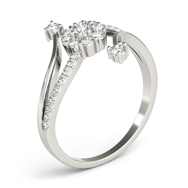 Fashion Band (1/3 ct. tw.), Angle view in white gold or platinum